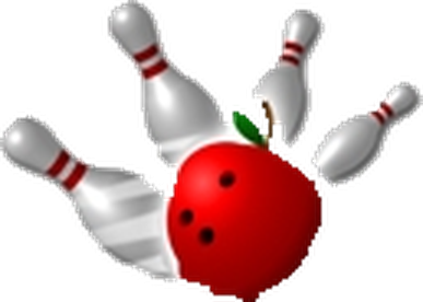 Red Apple Bowling logo